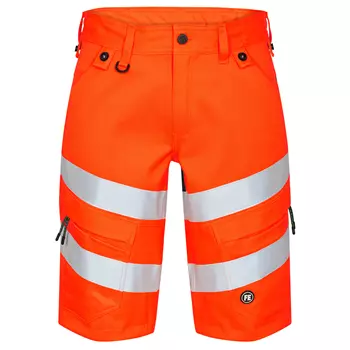 Engel Safety work shorts, Hi-vis Orange/Green
