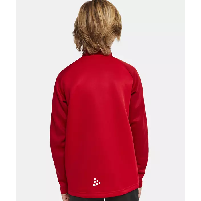 Craft Squad 2.0 halfzip training pullover for kids, Bright Red-Express, large image number 5