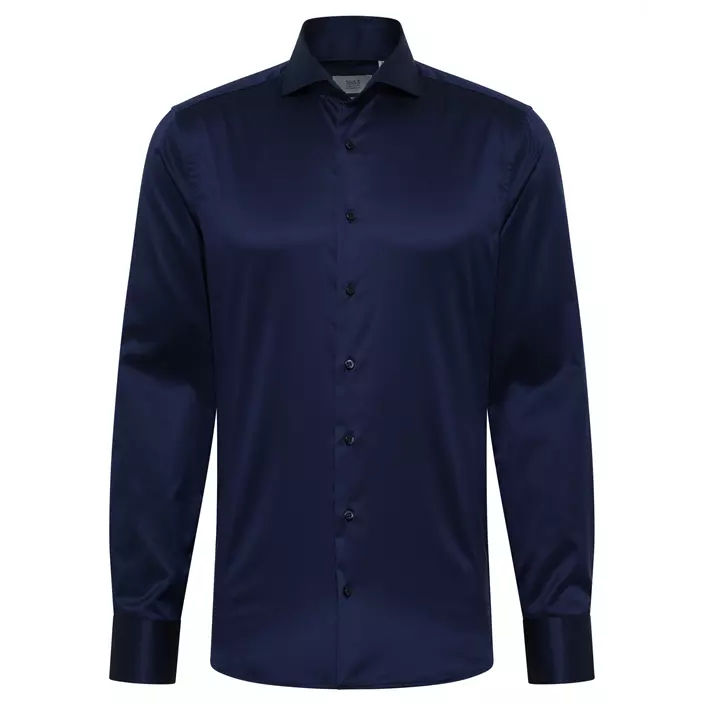 Eterna Gentle Slim fit skjorte, Dark blue, large image number 0