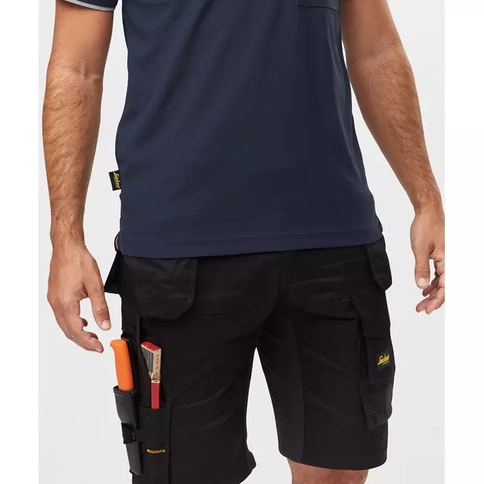 Snickers AllroundWork håndværkershorts 6151, Sort, large image number 1