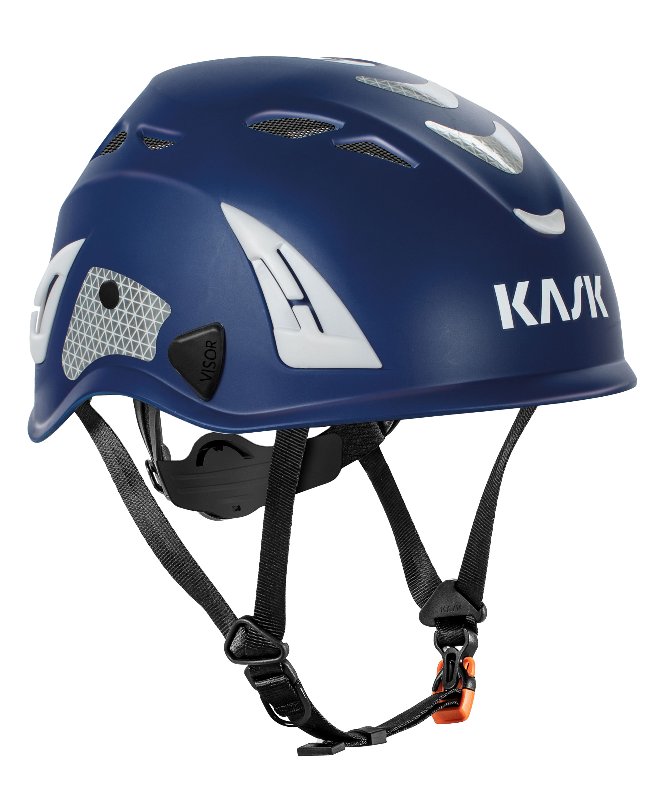 Kask Superplasma HI-VIZ sikkerhedshjelm, Blue, Blue, swatch