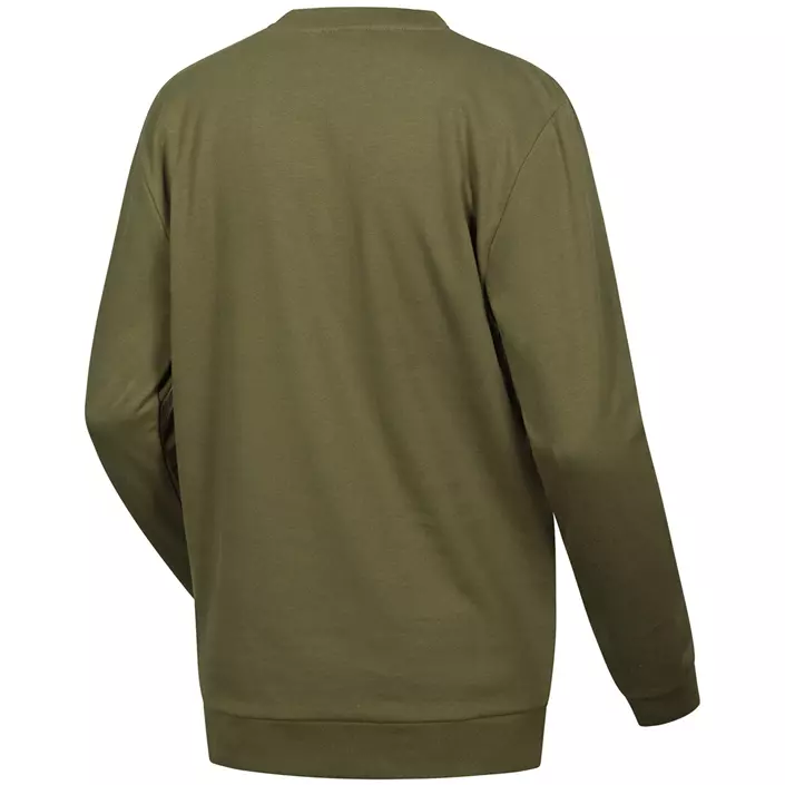 WestBorn stretch collegetröja/sweatshirt, Militärgrön, large image number 1