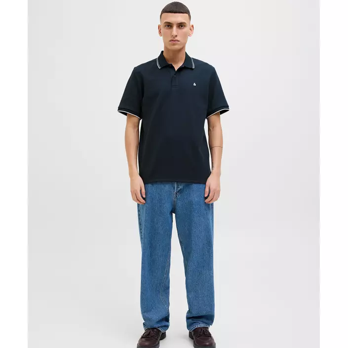 Jack & Jones JJEAUSTIN Poloshirt, Sky Captain, large image number 6