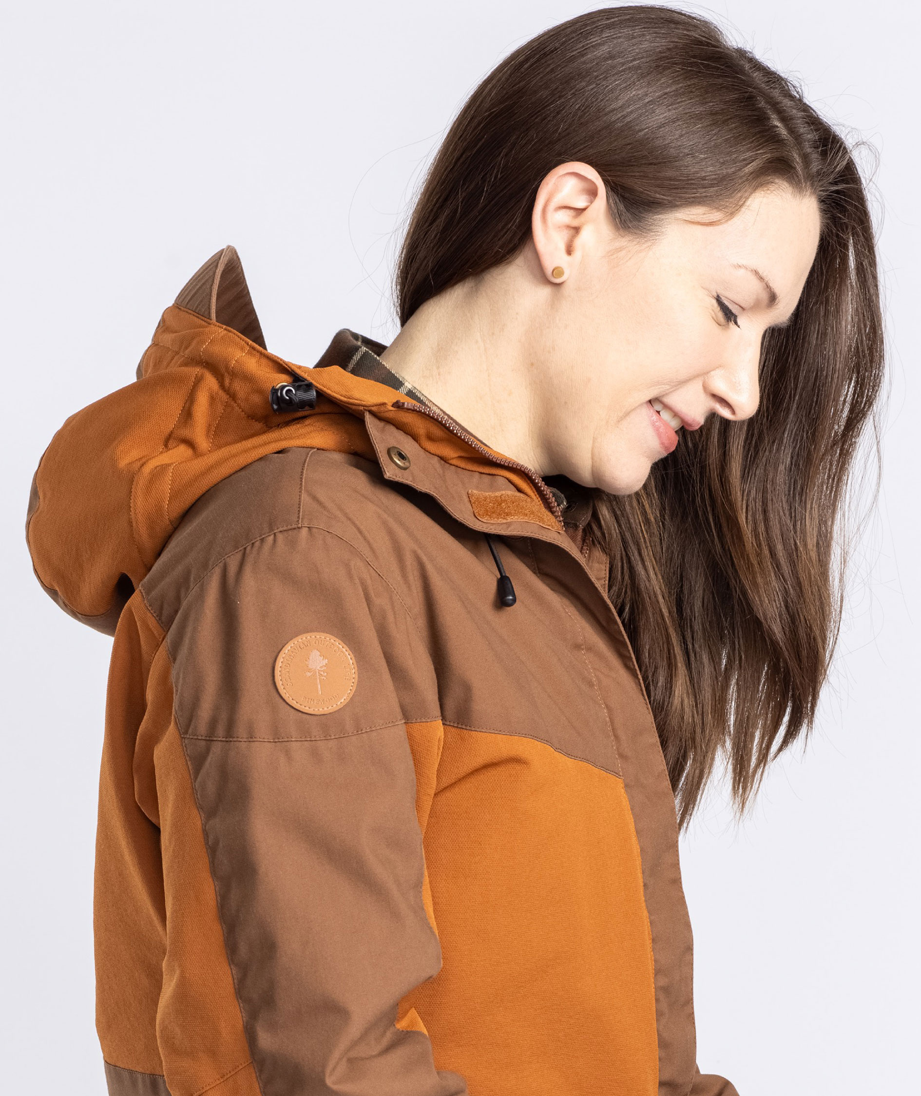 Pinewood&nbsp;Finnveden Hybrid Extreme damejakke, Fudge/Nougat, large image number 5