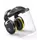 Hellberg Secure 2H PC earmuffs + visor, Black/Yellow, Black/Yellow, swatch