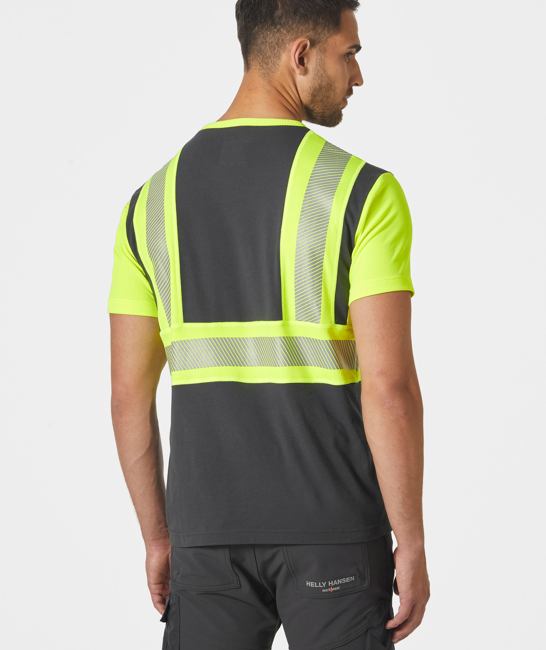 Helly Hansen ICU T-shirt, Varsel gul/charcoal, large image number 3