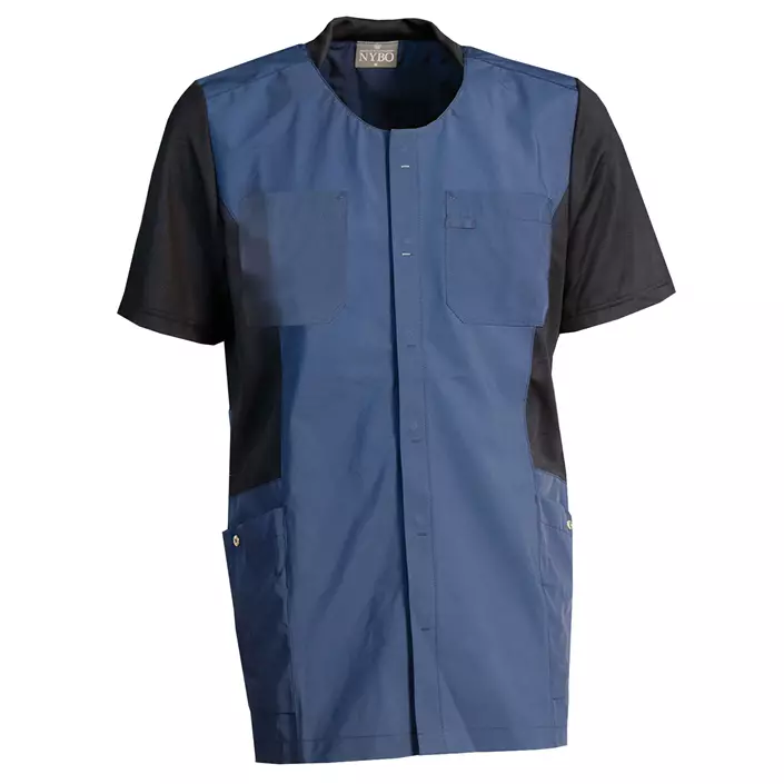 Nybo Workwear Sporty Mix kortærmet skjorte, Navy, large image number 0