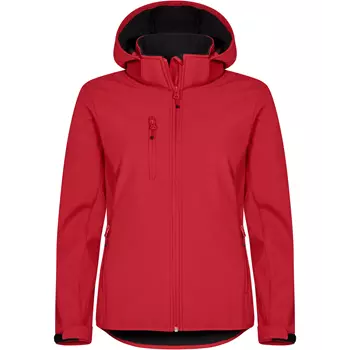 Clique Classic women's softshell jacket, Red