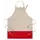 Segers 4069 bib apron, Dark Red, Dark Red, swatch