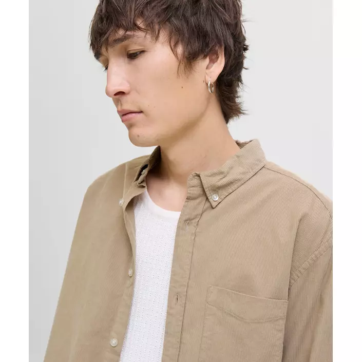 Jack & Jones JJECLASSIC Corduroy skjorta, Crockery, large image number 3