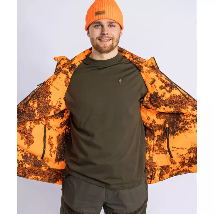 Pinewood Furudal Reversible Camou fleecejakke, Hunting Brown/Strata Blaze, large image number 8