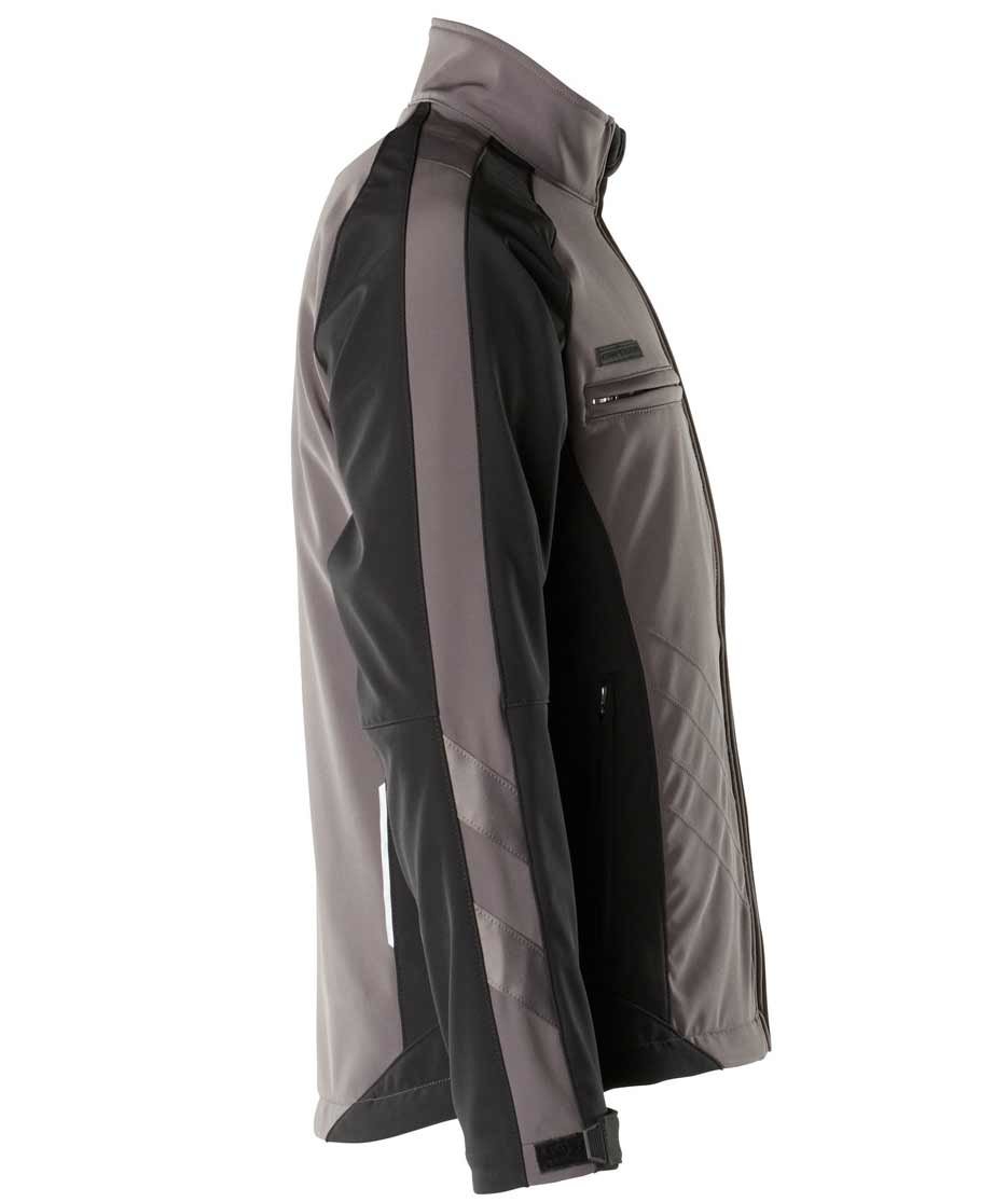 Mascot Unique Dresden softshelljakke, Antracitgr&aring;/Sort, large image number 3