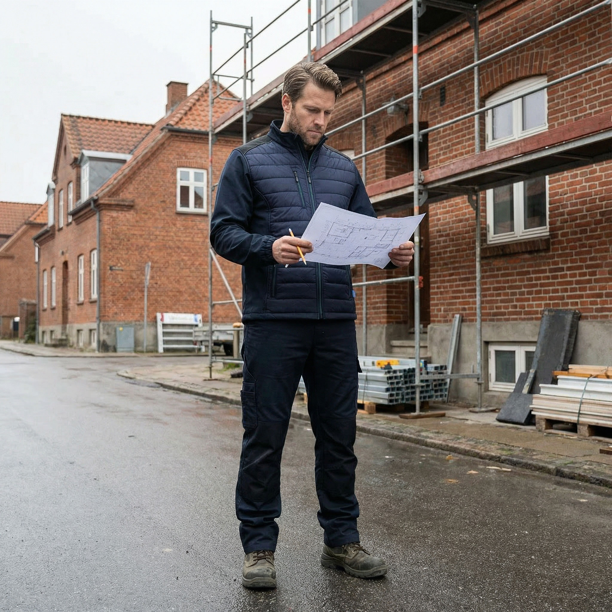 SIOEN Crosby hybrid jacket, Navy