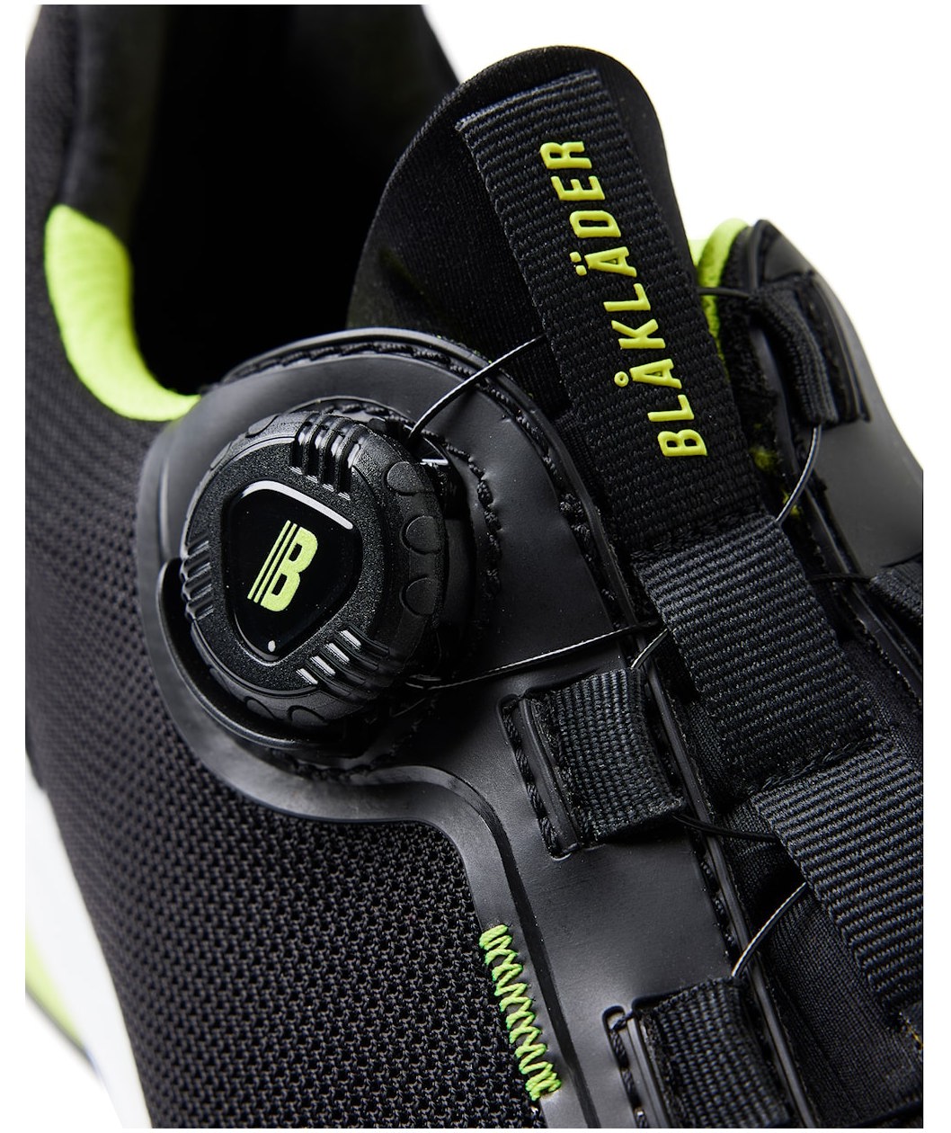 Bl&aring;kl&auml;der Striker safety shoes S3S, Black/Lime Green, large image number 2