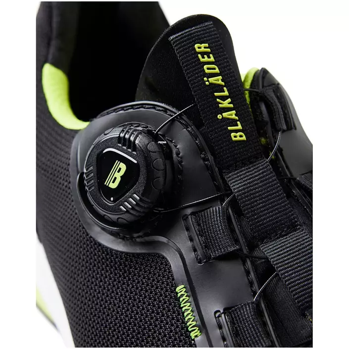 Blåkläder Striker sikkerhedssko S3S, Sort/Limegrøn, large image number 2