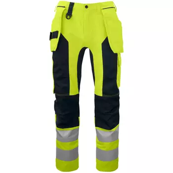 ProJob craftsman trousers 6513, Hi-vis Yellow/Black