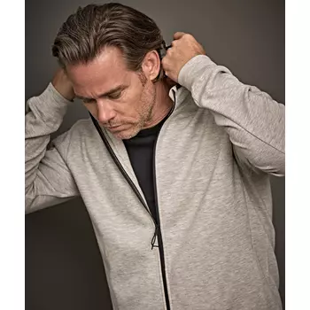 Tee Jays Athletic hættetrøje med lynås
