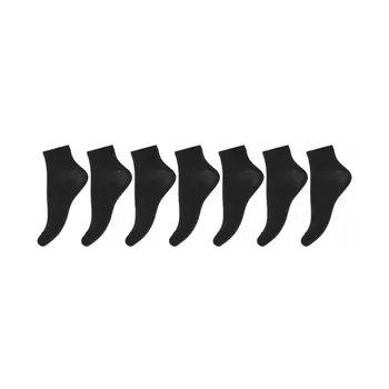 Decoy 7-pack sneaker women's socks, Black