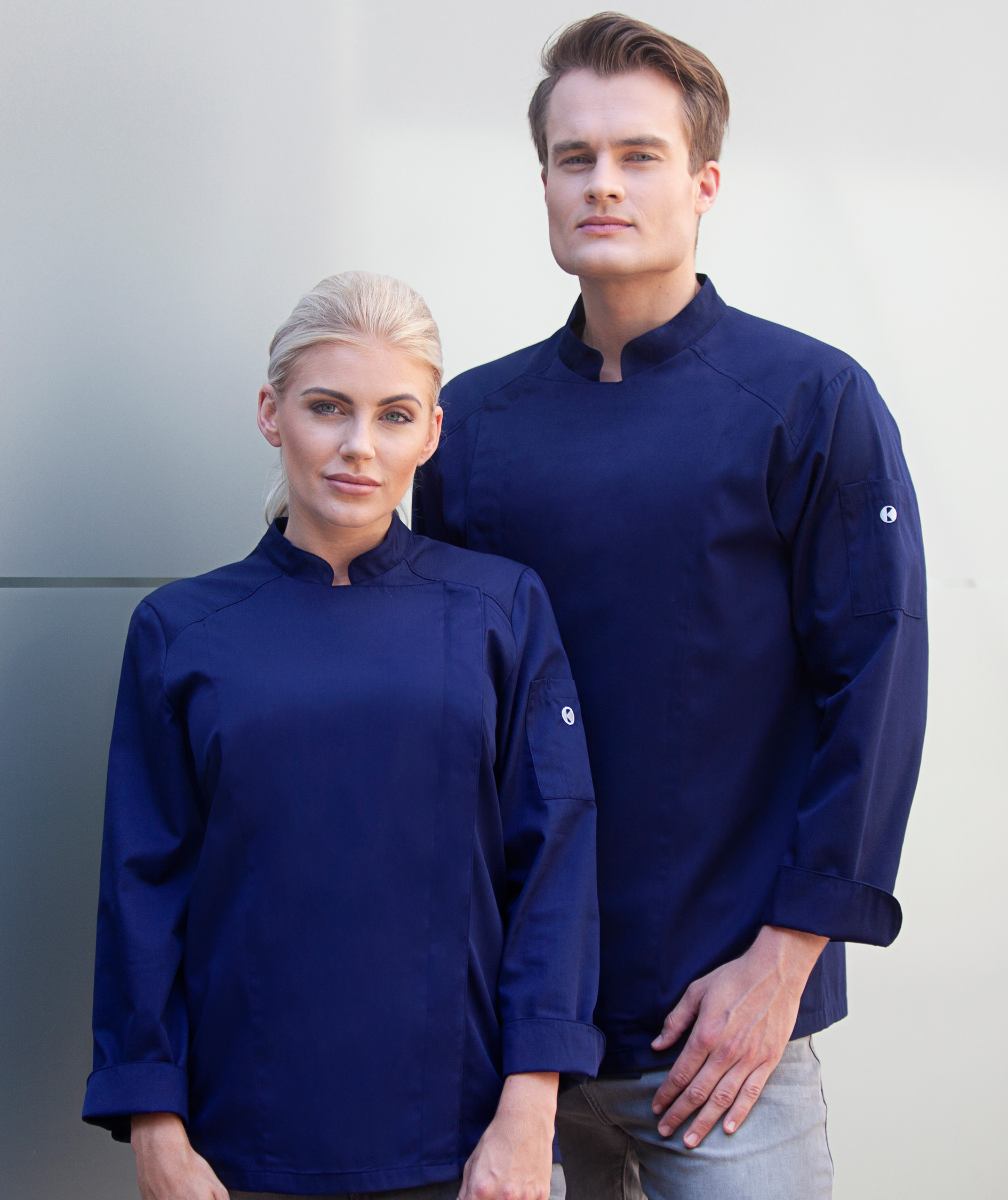 Karlowsky Naomi kockjacka dam, Navy, large image number 2