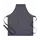 Segers 4078 bib apron with pocket, Striped Denim, Striped Denim, swatch