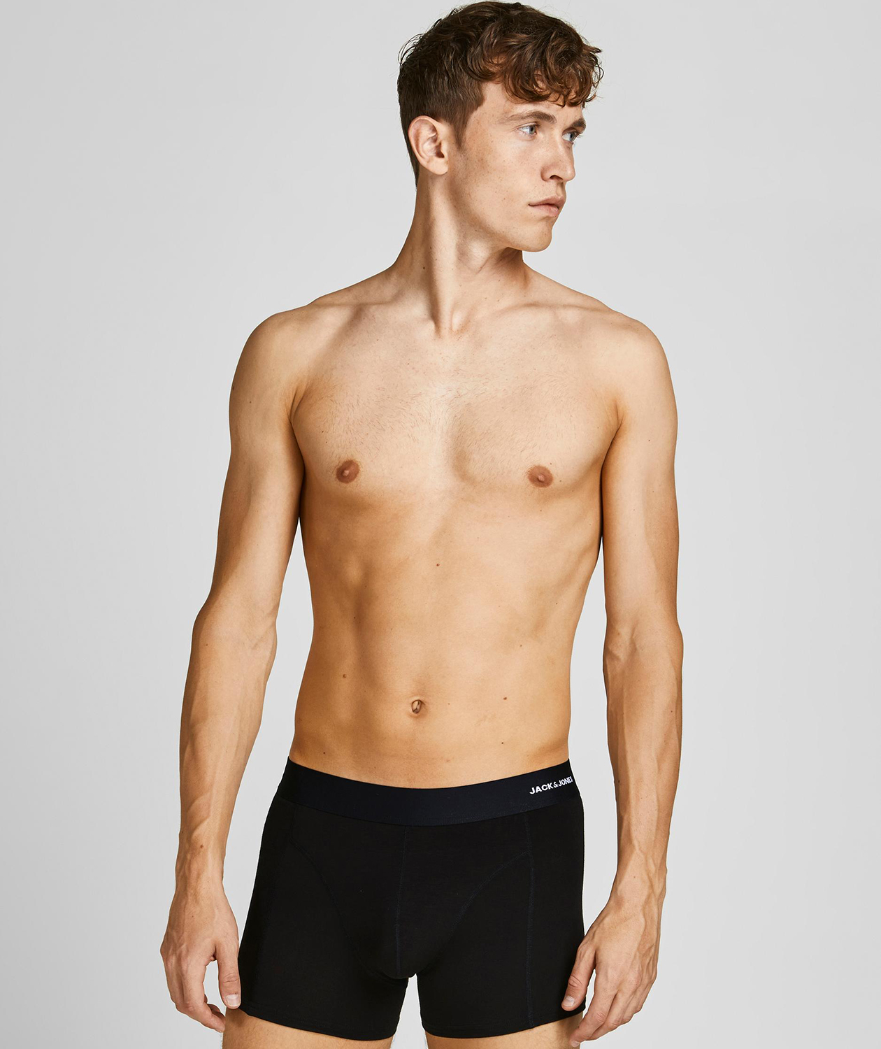 Jack & Jones JACBASIC 3-pack bambus boxershorts, Black/blue/red, large image number 5