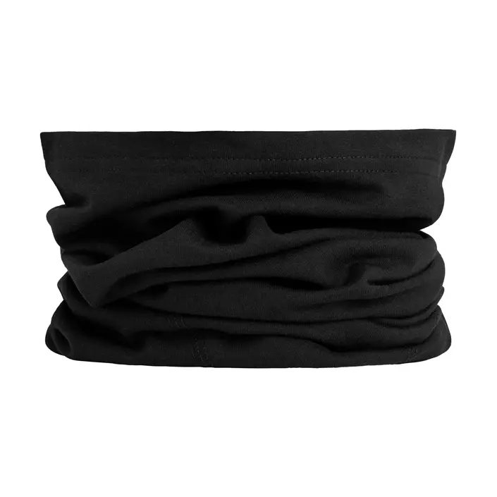 ID Stretch neck scarf, Black, Black, large image number 0