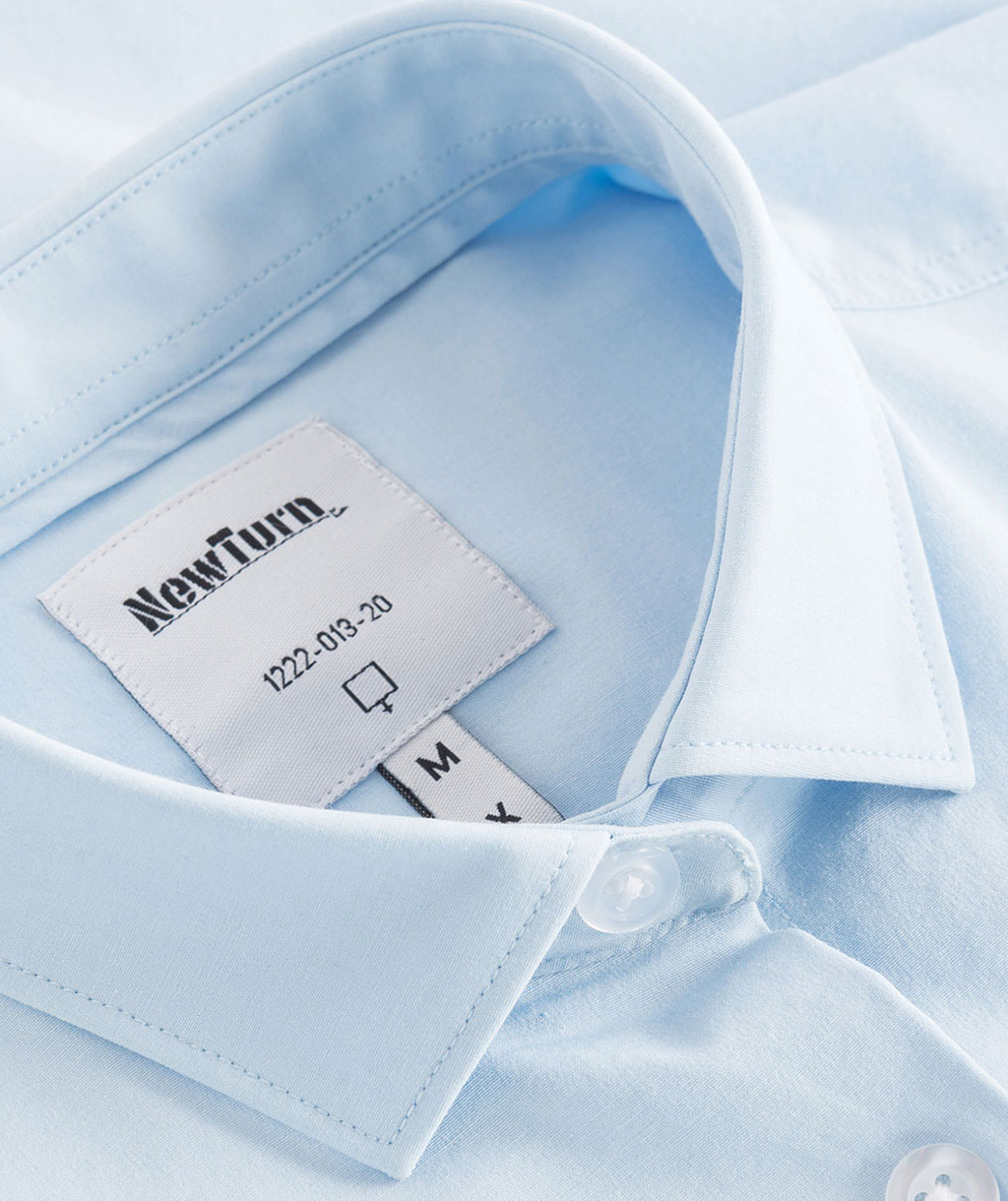 NewTurn Super Stretch Regular fit women's shirt, Lightblue, large image number 4