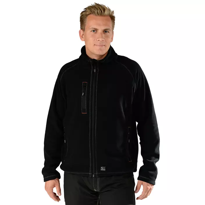 Ocean Thor fleece jacket, Black, large image number 0