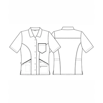 Kentaur short-sleeved women's shirt, Graphite