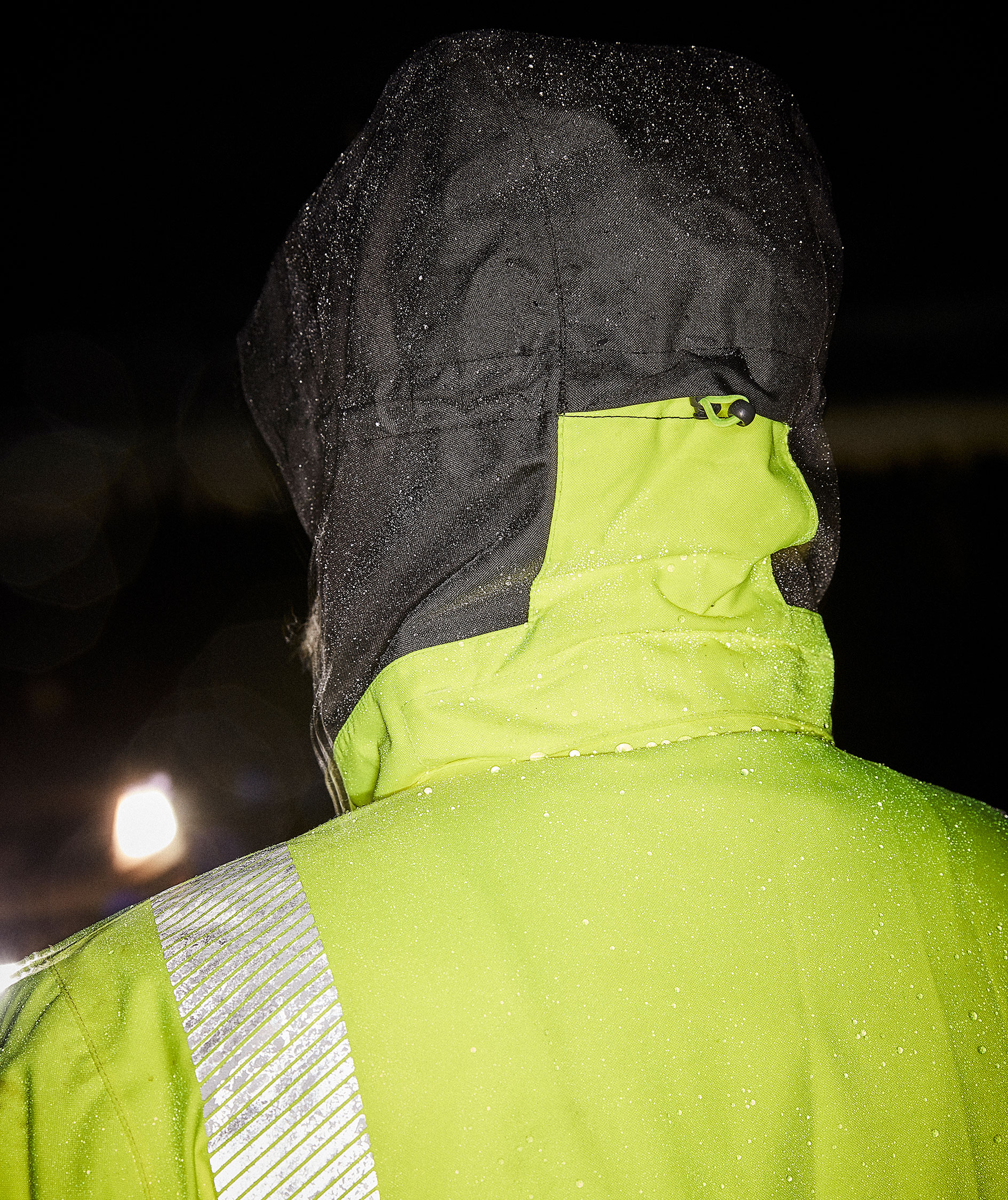 Helly Hansen ICU winter jacket, Hi-vis yellow/charcoal, large image number 5