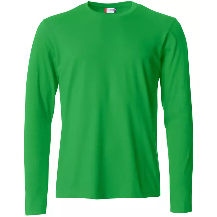 Clique Basic-T långärmad T-shirt, Apple green, large image number 0