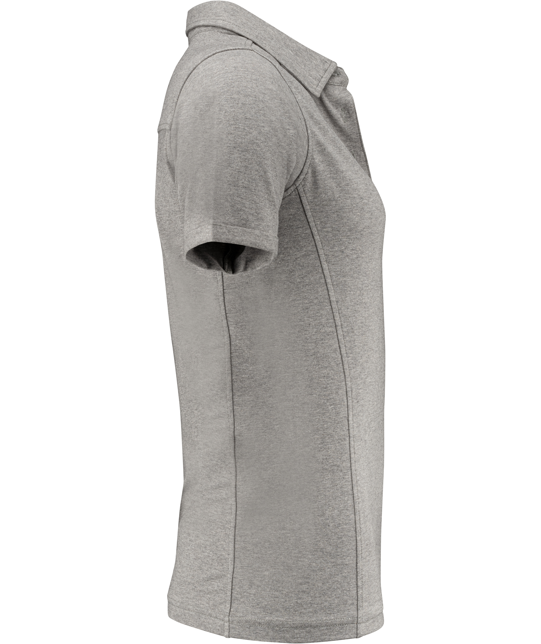 J. Harvest Sportswear American women's polo shirt, Grey melange, large image number 2