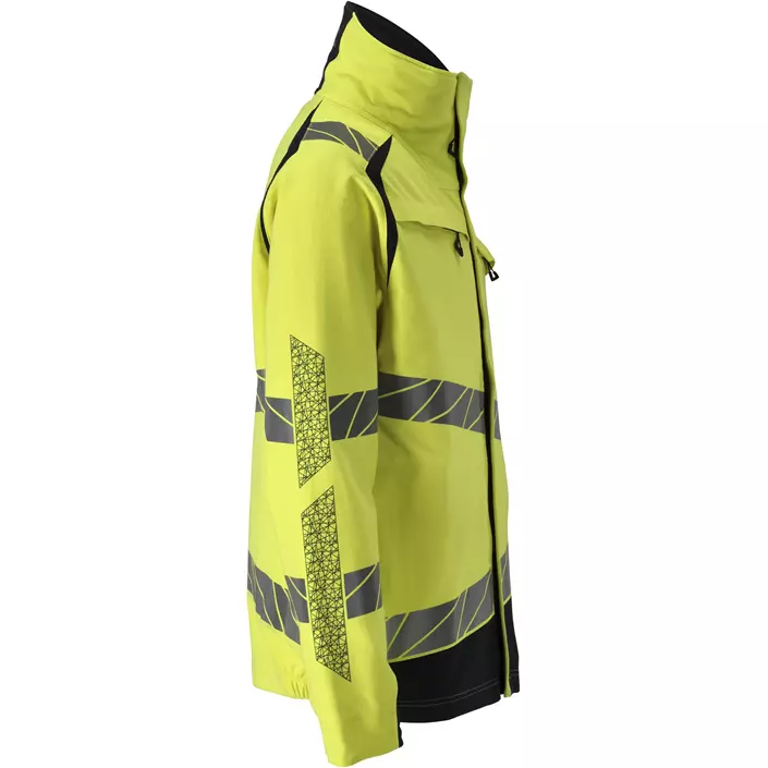 Mascot Accelerate Multisafe jakke full stretch, Hi-Vis Gul/Mørk Marine, large image number 2