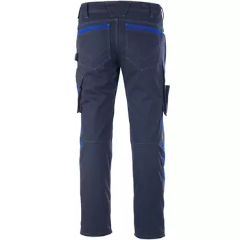 Mascot Unique Dortmund service trousers, Dark Marine/Cobalt Blue