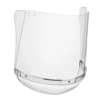 Hellberg Safe polycarbonate visor with chin protection, Transparent