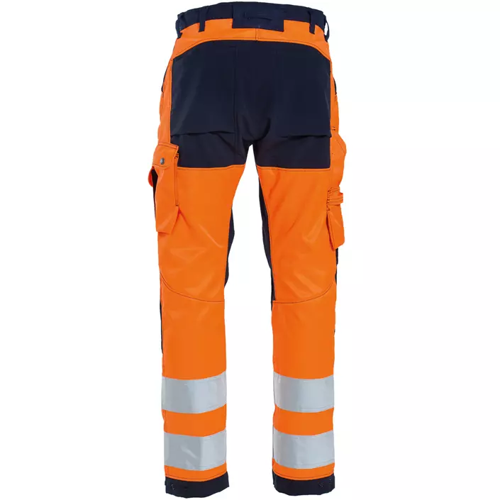 Tranemo Vision HV work trousers, Hi-vis Orange/Marine, large image number 1