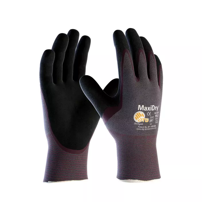 MaxiDry 56-424 work gloves, Black, large image number 0