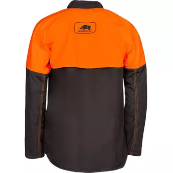 SIP BasePro sikkerhedsjakke, Hi-vis orange/Grå