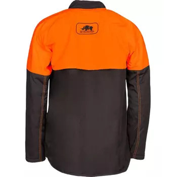 SIP BasePro sikkerhedsjakke, Hi-vis orange/Grå