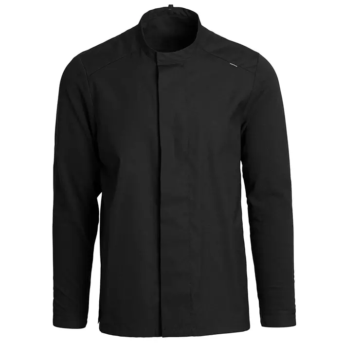 Kentaur modern fit pique chefs-/service shirt, Black, large image number 0