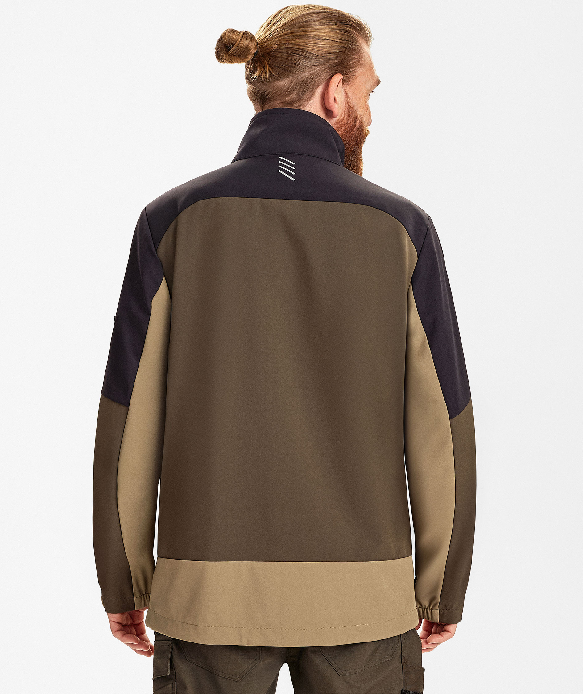 Engel Entire Softshelljacke, Forest Green/Black, large image number 4