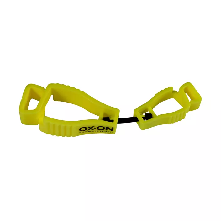 OX-ON Glove clip, Yellow, Yellow, large image number 0