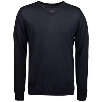 ID Classic knitted pullover with merino wool, Navy