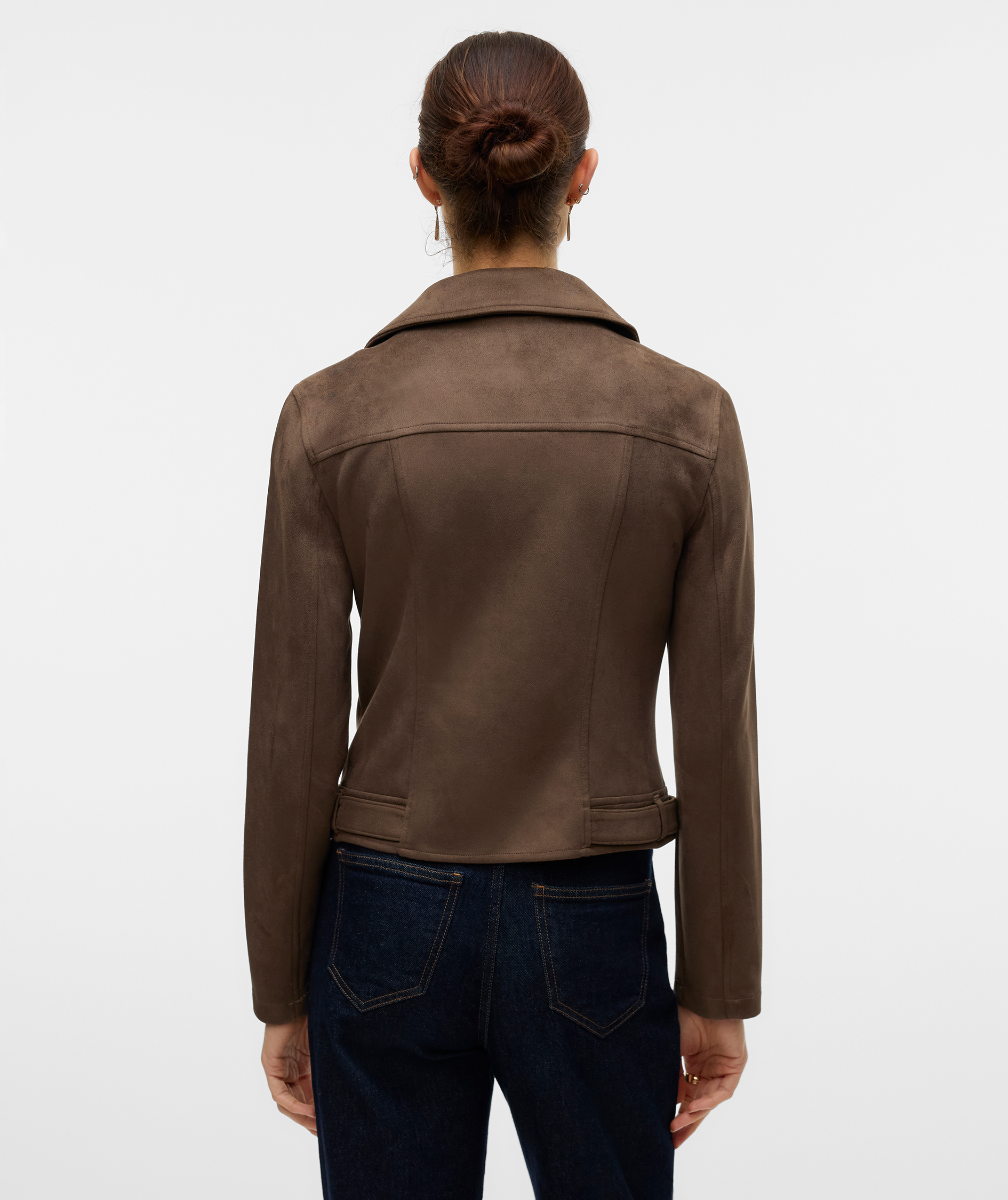 Vero Moda VMJOSE Faux Suede jacka, Chocolate Chip, large image number 2