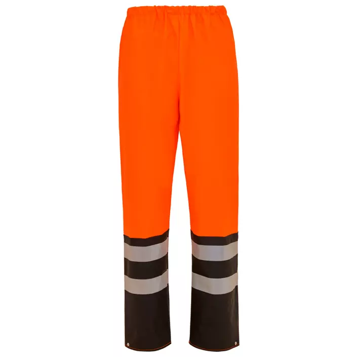 Elka PU Heavy rain trousers, Hi-Vis Orange/Black, large image number 0