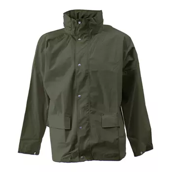 Elka Dry Zone PU rain jacket, Olive Green