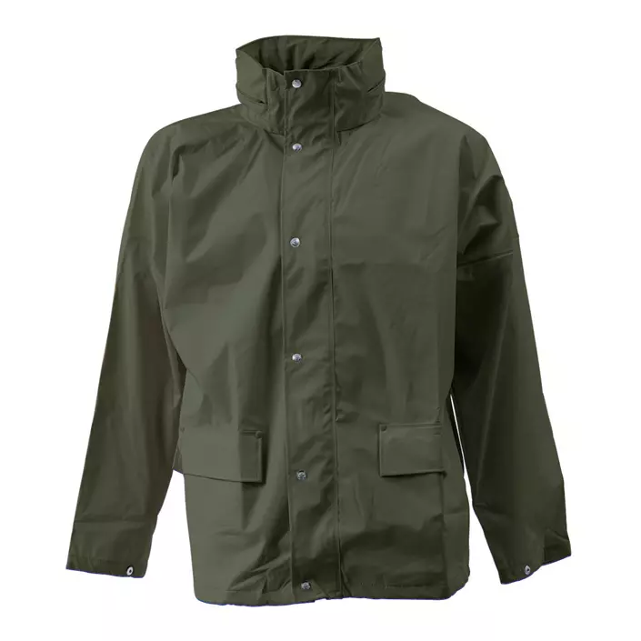 Elka Dry Zone PU rain jacket, Olive Green, large image number 0