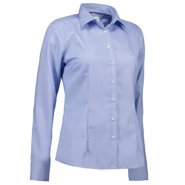 Seven Seas Dobby Royal Oxford modern fit dameskjorte, Lys Blå, large image number 2