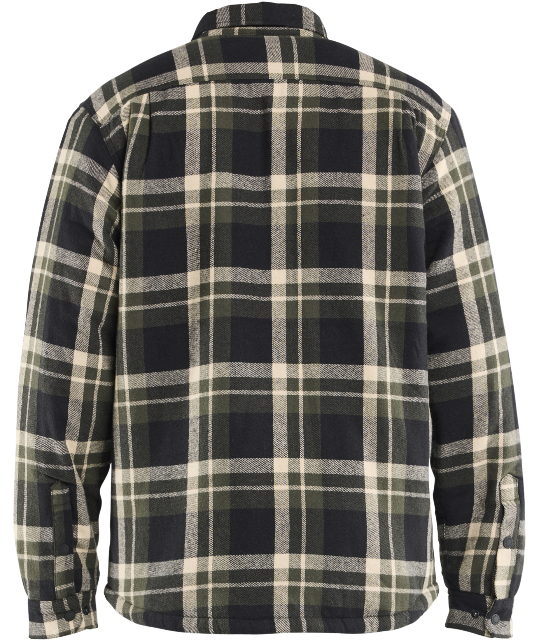 Bl&aring;kl&auml;der flanell skjortjacka