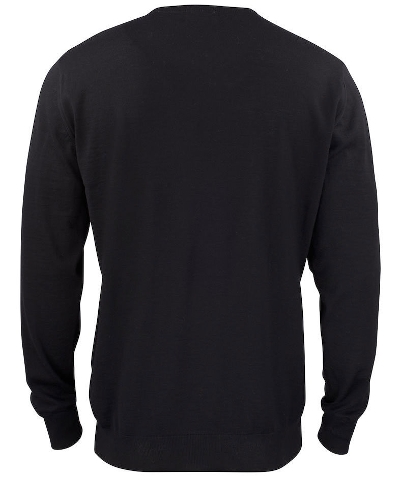 Cutter & Buck Kennewick Crewneck med merinoull, Black, large image number 1